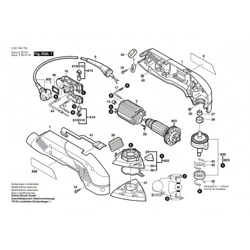 Запчасти для шлифмашины Bosch GDA 280E